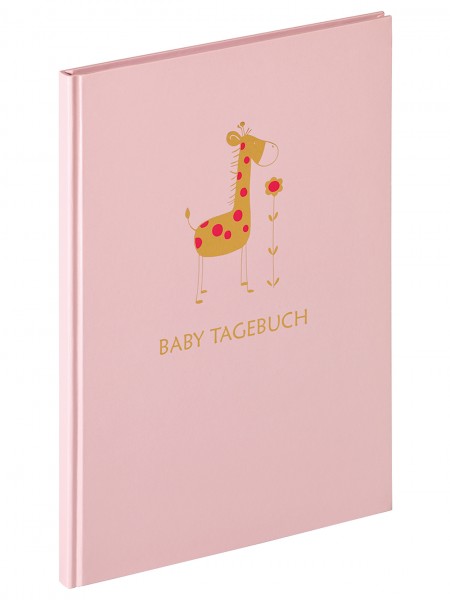 Tagebuch Baby Animal, rosa, 20X28 cm