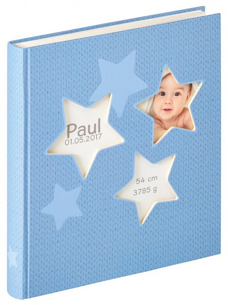 Babyalbum Estrella, 28X30,5 cm, blau