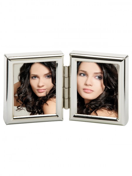 Chloe Portraitr, 2 X 3,5X4,5 cm, silber