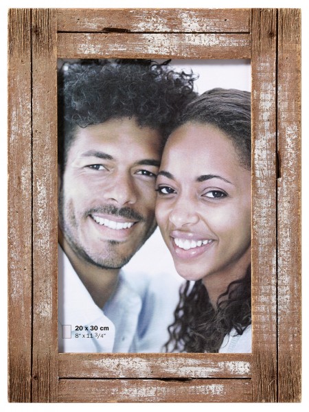 Dupla Portraitr., 20x30 cm, weiss/natur